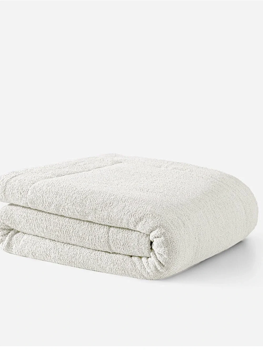 Sunday Citizen Snug Quilted Comforter King Cal King Off-White Luxury, NWOT